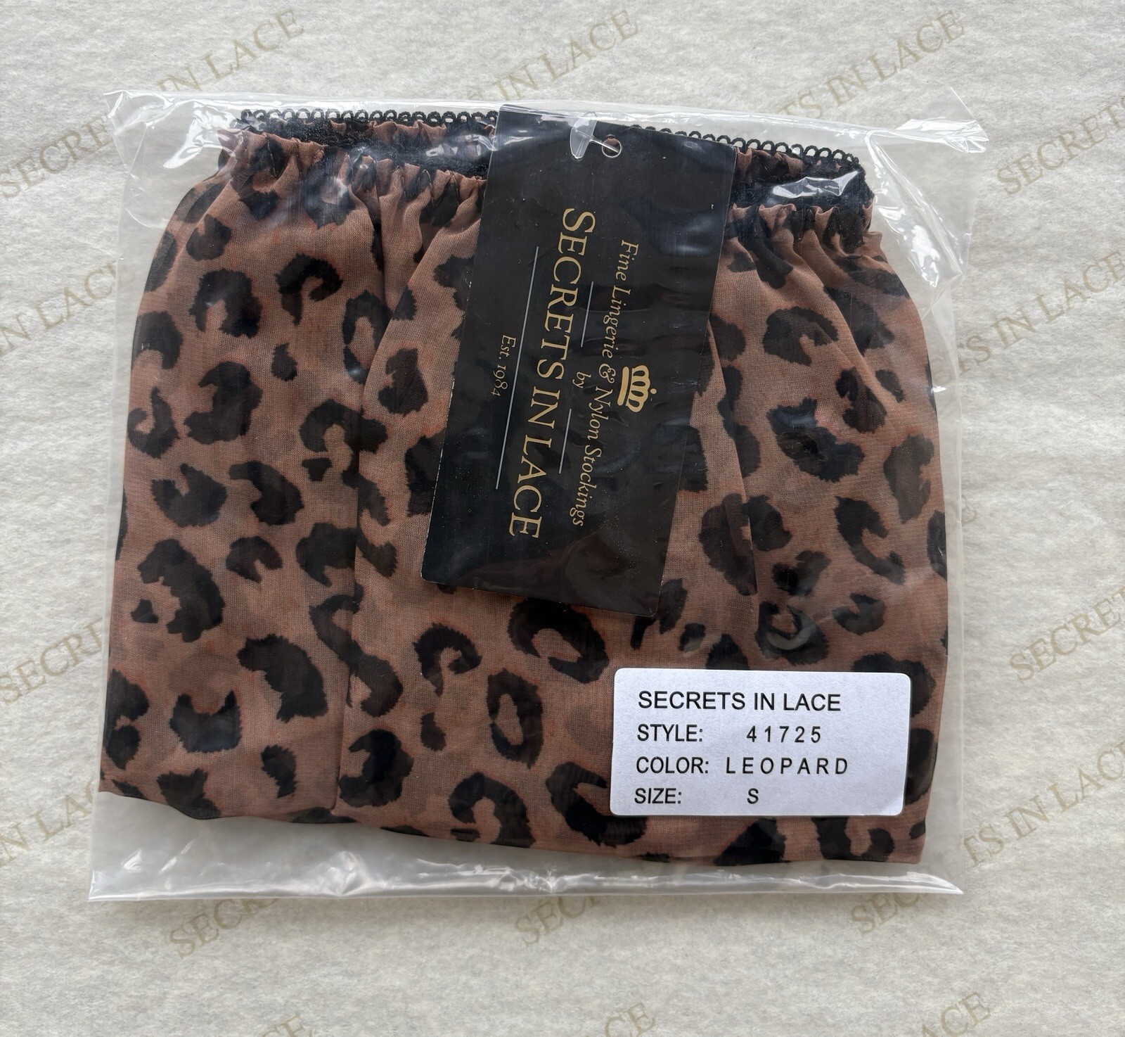 Empress Chiffon Leopard Print by Secrets In Lace Ladies Panties