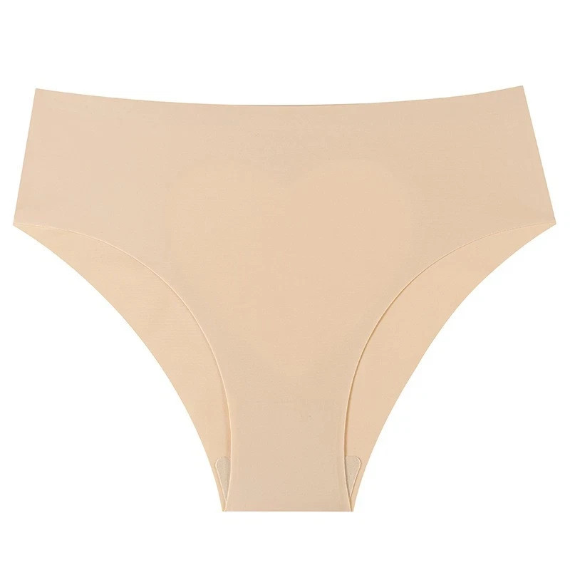 5 Pack Womens Heart Seamless Undewear Panties Solid Stretch No Show Bikini Panty