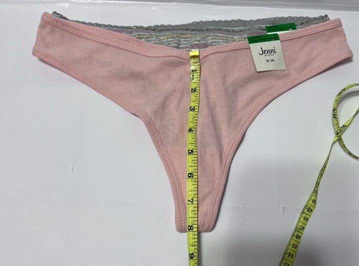 Jenni Intimates & Chapter Club Thong Panties Size L Lot Of 2