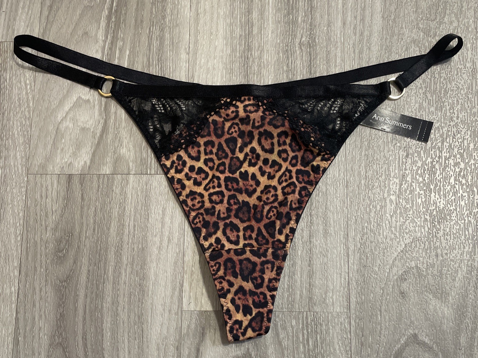 Ann Summers -FELINE FANTASY- String -Size 18-New With Tags
