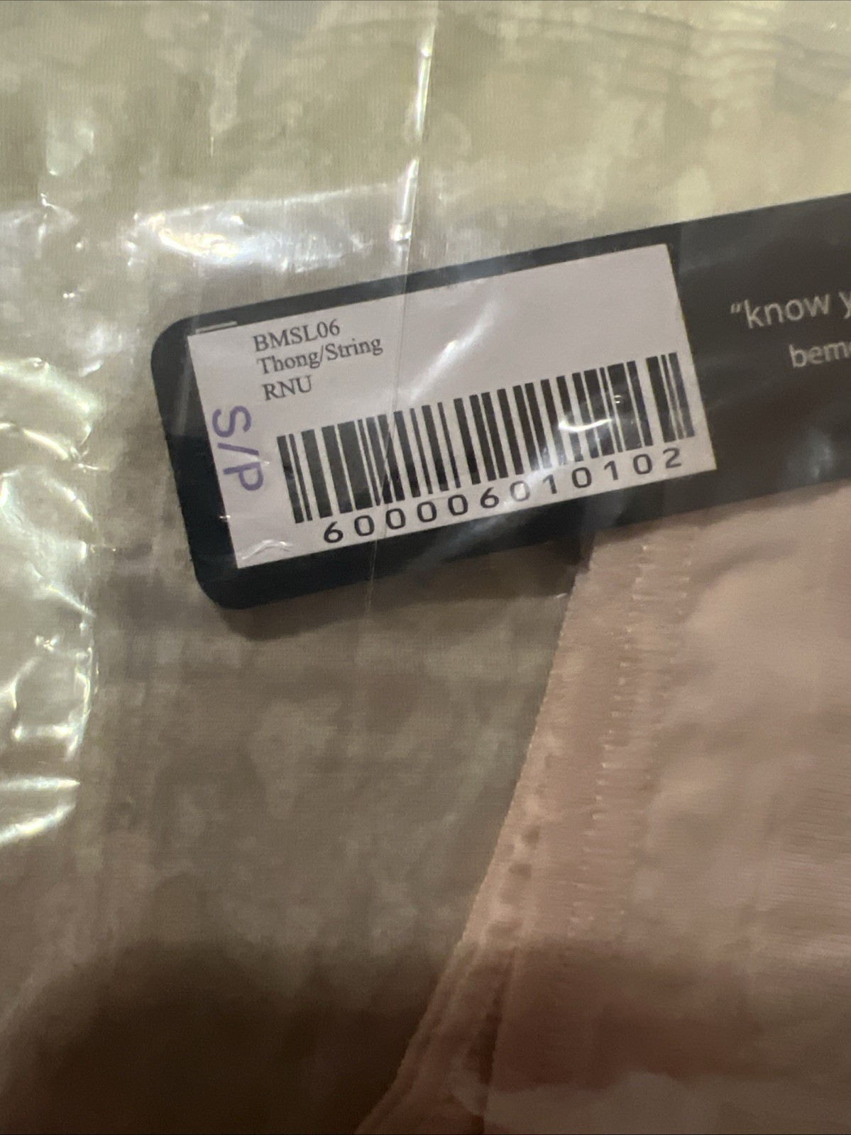 BeMe Women’s Panties Thong Nude S/P