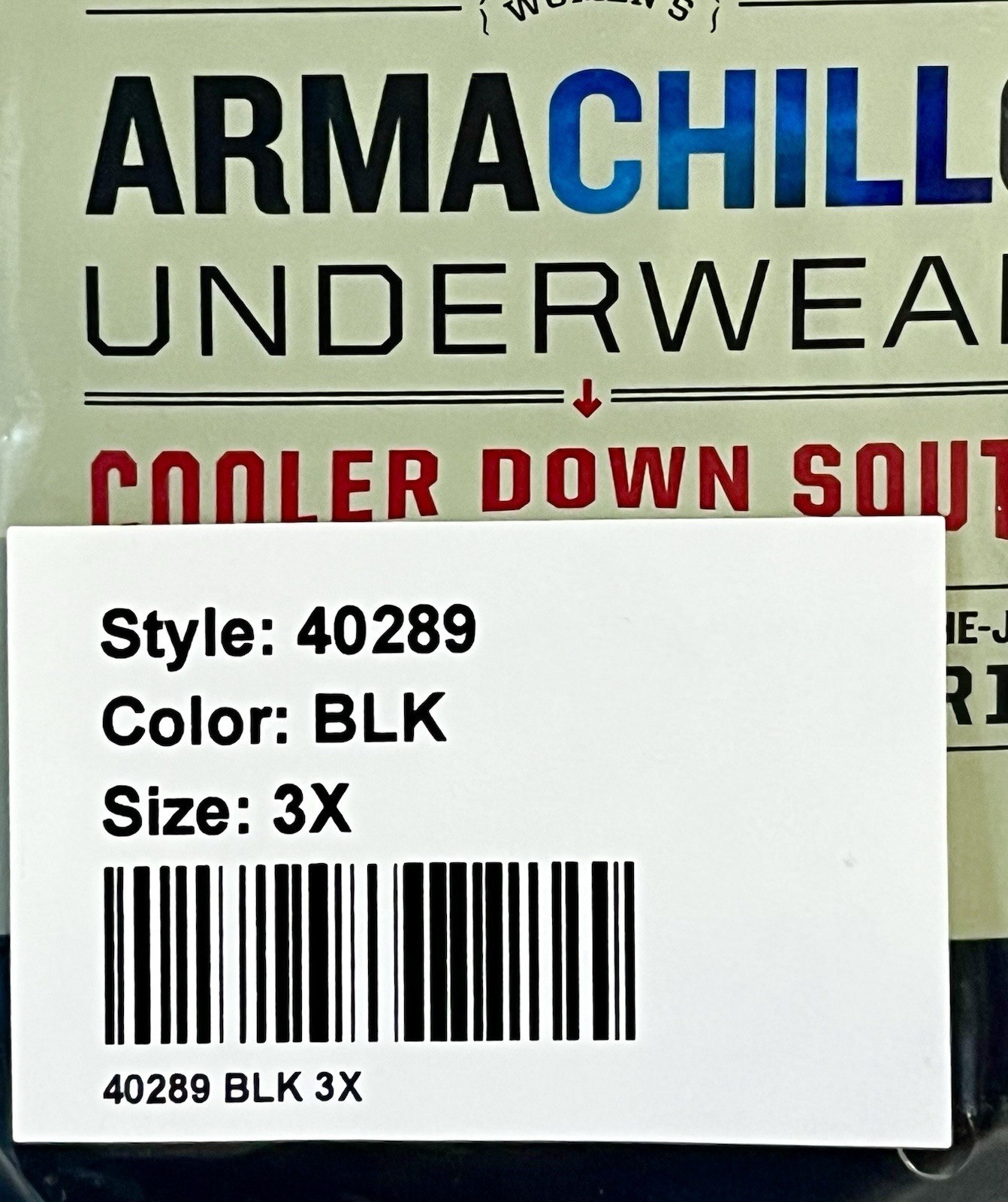 Duluth Women’s Armachillo Cooling Underwear Hi-Cut Brief/Black Size 3X (24w-26w)