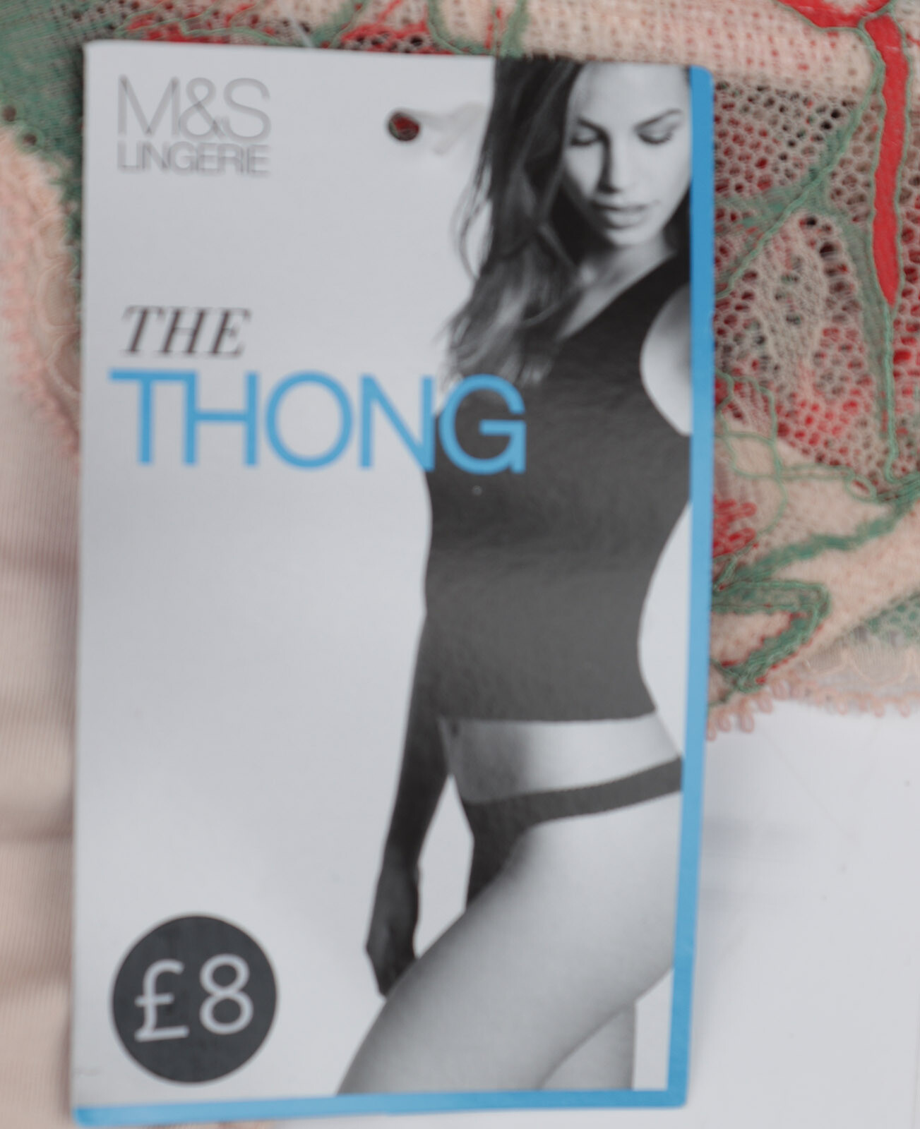 M&S Multicoloured Thongs Womens Size 14 x2 zz
