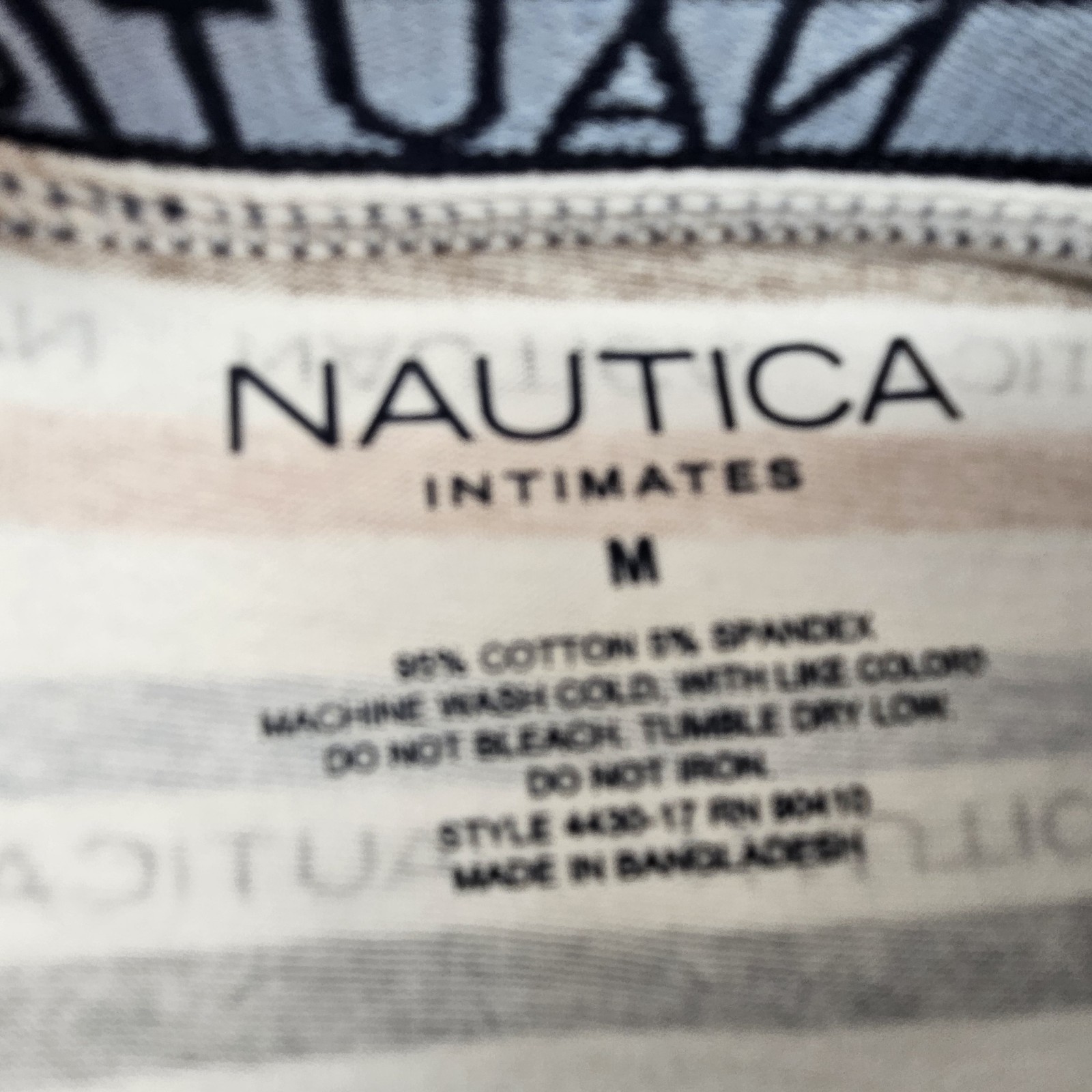 NAUTICA 4 Pack Women’s S M Cotton Spandex Logo Hipster Gray Navy Blue White