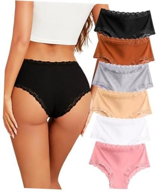 Cotton Large A 6 Pack(black*1 White*1 Orange*1 Grey*1 Beige*1 Pink*1)