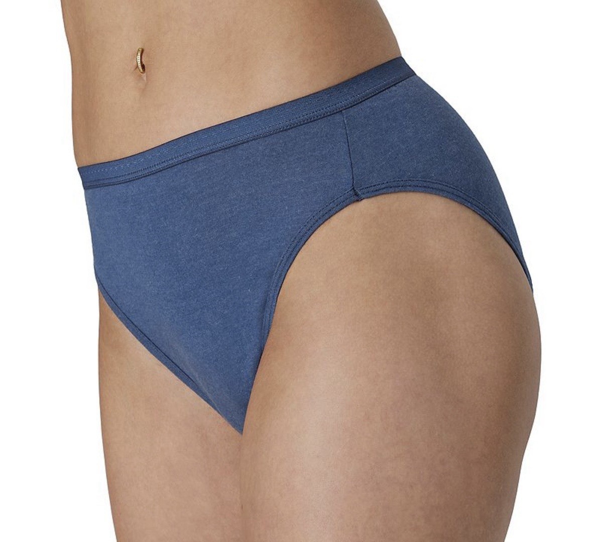 NEW Variety Pack No Pkg Women’s Hanes 7/L Tagless Hi-Cut & Brief Underwear 5pk