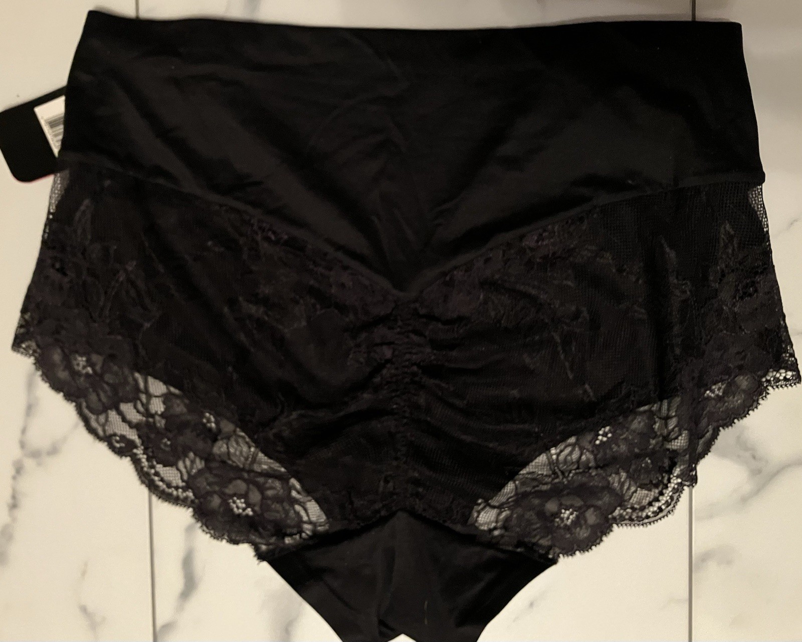Maidenform Style 2020 Comfort Devotion Shape Brief Black Sexy Lace Tummy 2X NWT