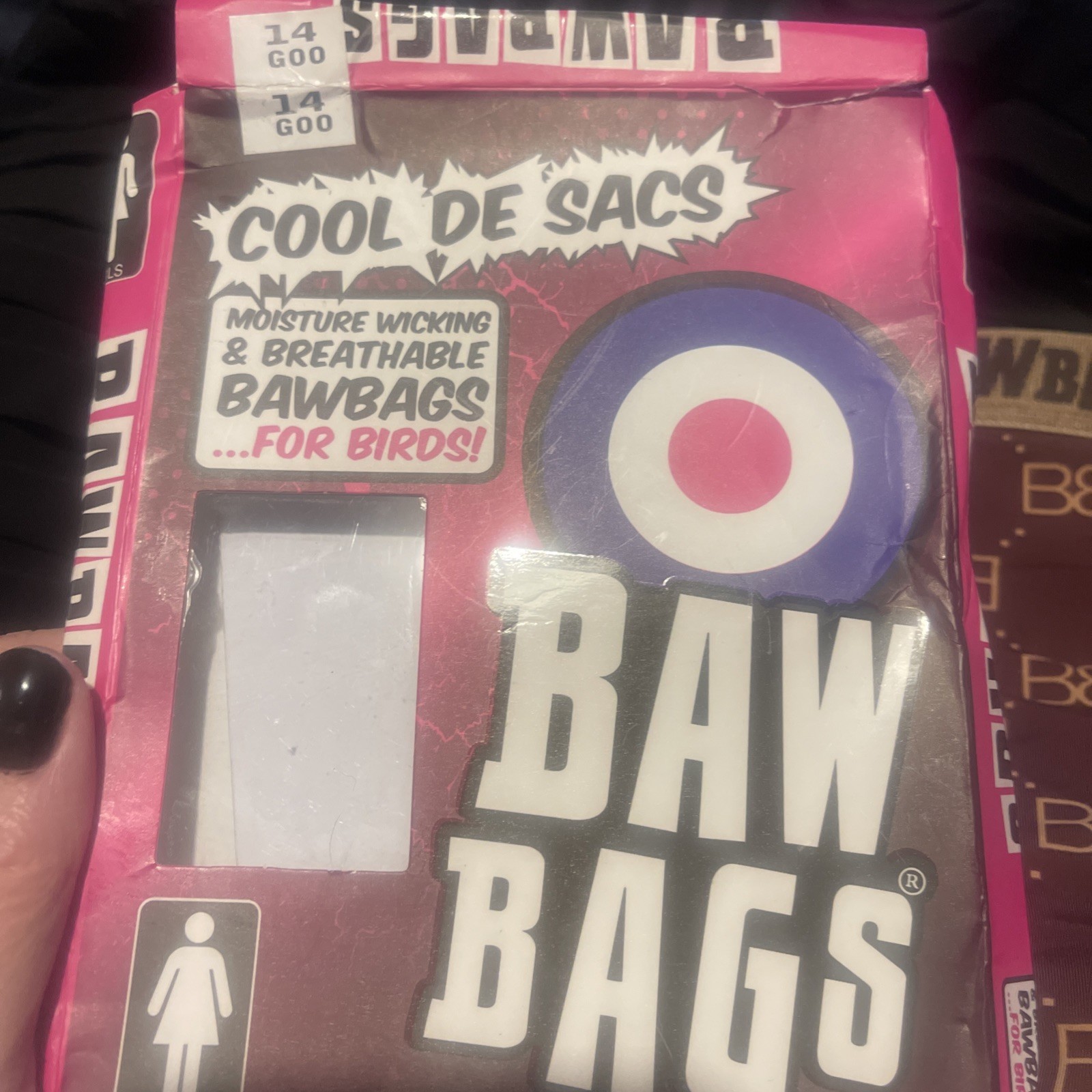 Bawbags Ladies Boxers Pants Goo (Gucci) Size 14 New In Squashed Box