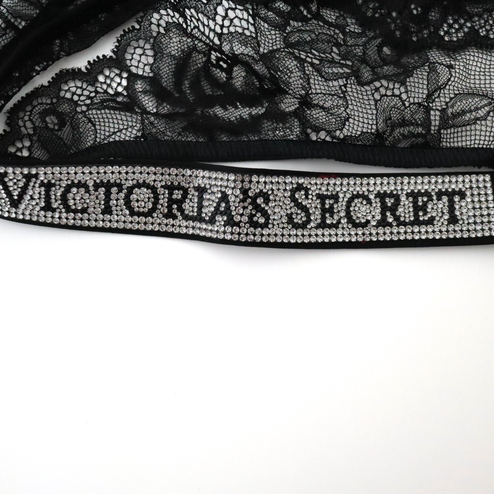 Victoria’s Secret Very Sexy Lace Shine Strap Open Bottom Brazilian Panty S M L