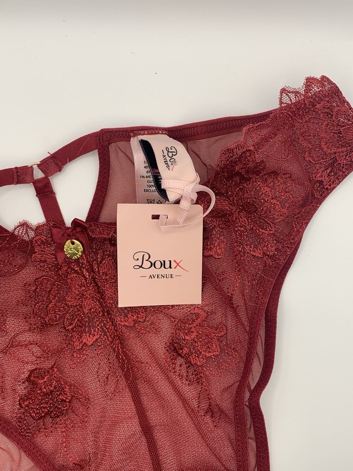 Boux Avenue Briefs x2 Pair Demi & Sadie Red Mix 8 RRP 34 Freepost