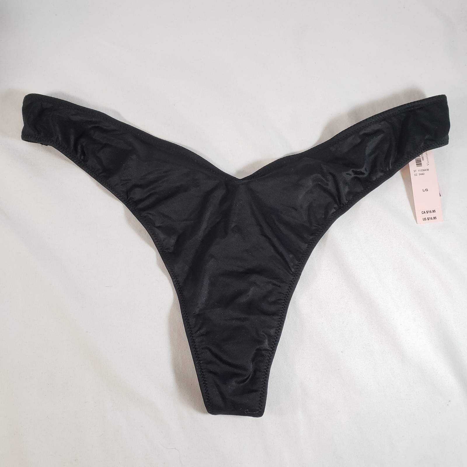 Victoria’s Secret Strappy-Back High-Leg Thong Smooth Satin