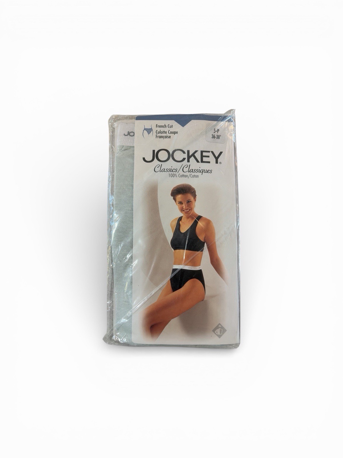 Jockey French High Cut Classics 100% Cotton Briefs Sage Size 5-P Style 1507
