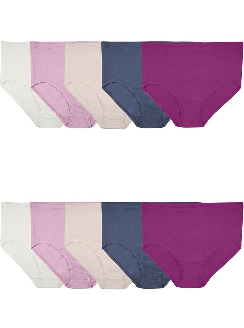 Fruit Of The Loom 10-pack Breathable Moisture Wicking Brief Size 11 4XL No Tags