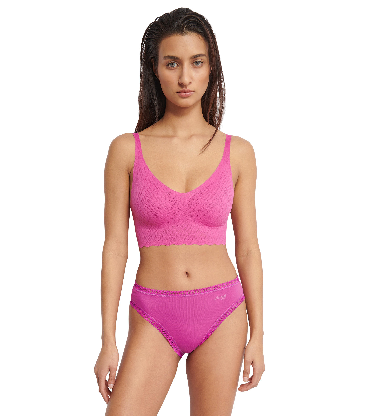 Sloggi GO Crush High Leg Knickers 3 Pack Tai Briefs 10219672