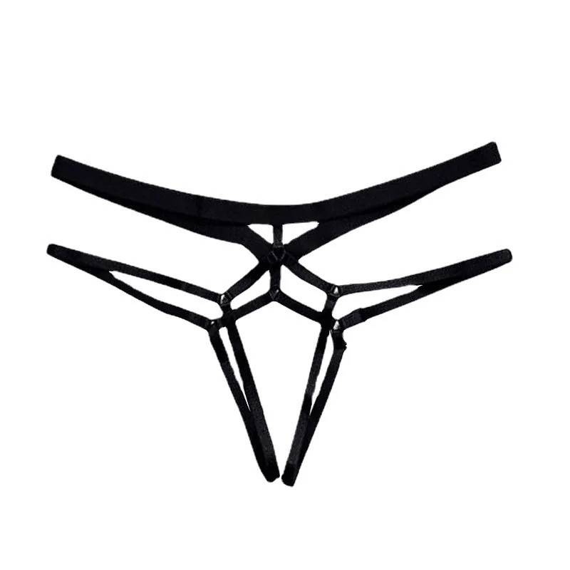 Thong Panties G String Solid Color Low Rise Lightweight Stretch Fit Panty