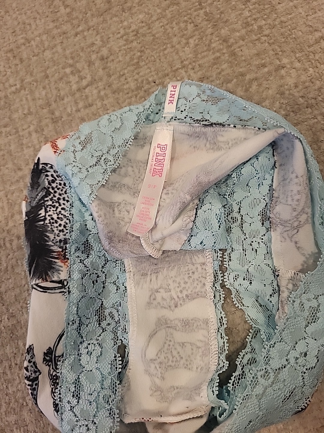 Victoria’s Secret PINK 2013 SMALL Extra Low Rise Mini Cheekster 3 Pairs