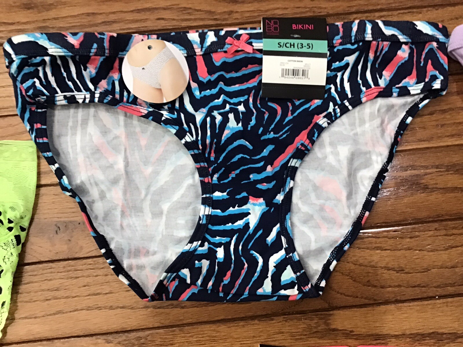 New NOBO No Boundaries 5-Pack Bikini Panties Size Small (C5-14)