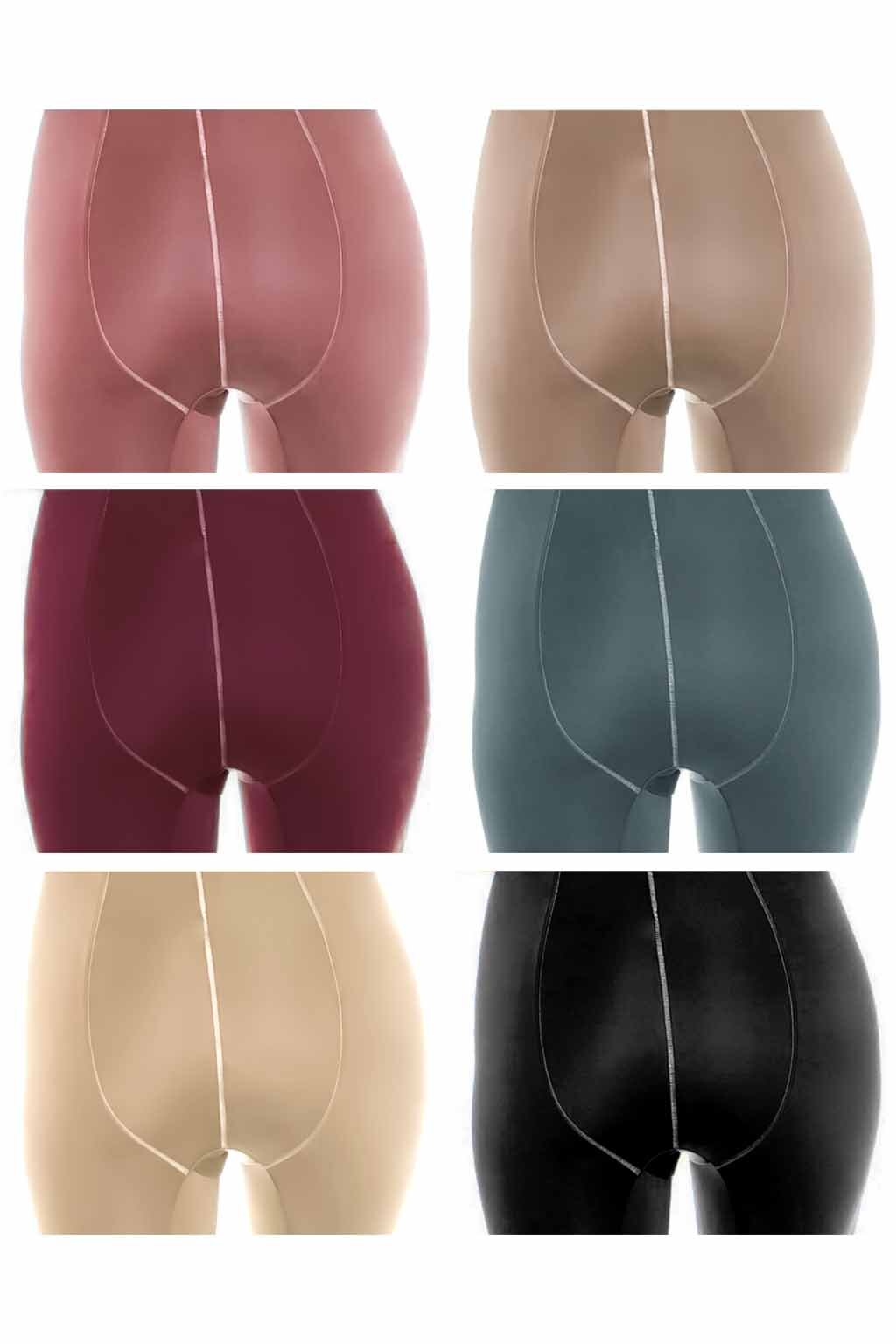 Lot of 6 Panties Jennifer Microfiber Long Leg Brief S M L XL Mixed Color 69088