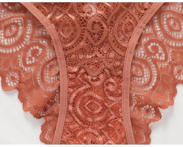 Lace Panties Underpant Women Sexy Briefs Underwear Lingerie Low Rise G-String
