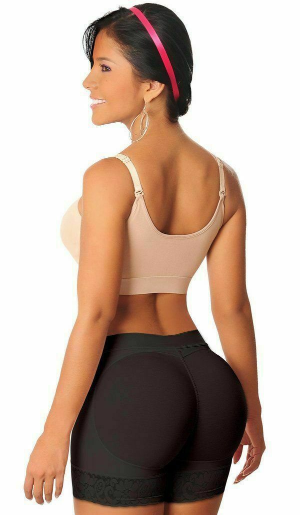 Fajas Colombianas Shaper Padded Shorts Levanta Cola Butt Lifter Push Up Panties