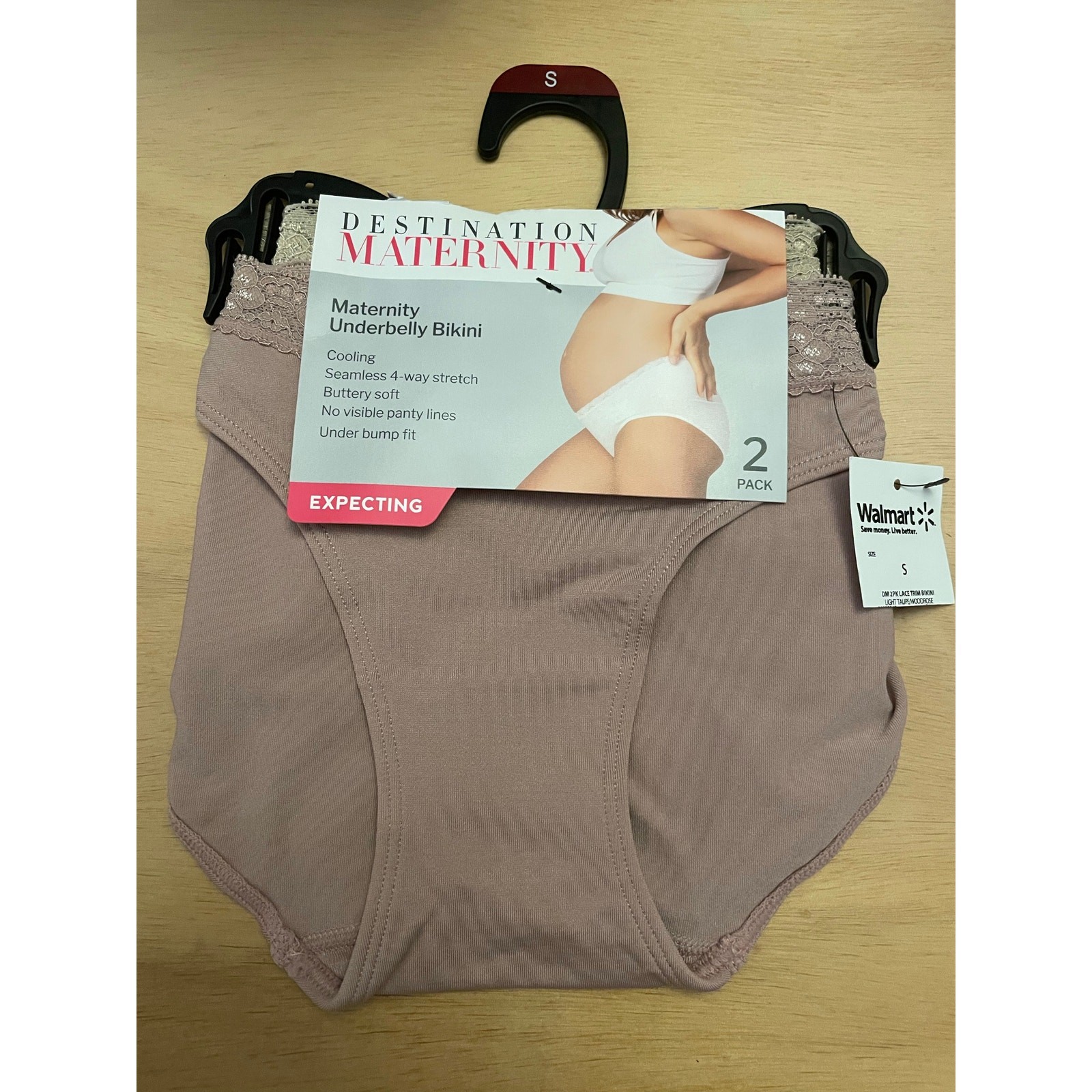 New Women’s Destination Maternity 2 Pack Maternity Underbelly Bikinis Small