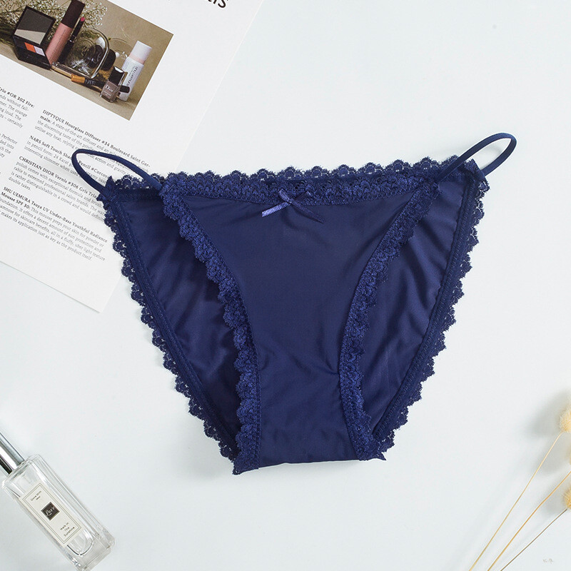 2 pcs Women’s Lace String Thongs & Panties Soft Comfort Underwear Set
