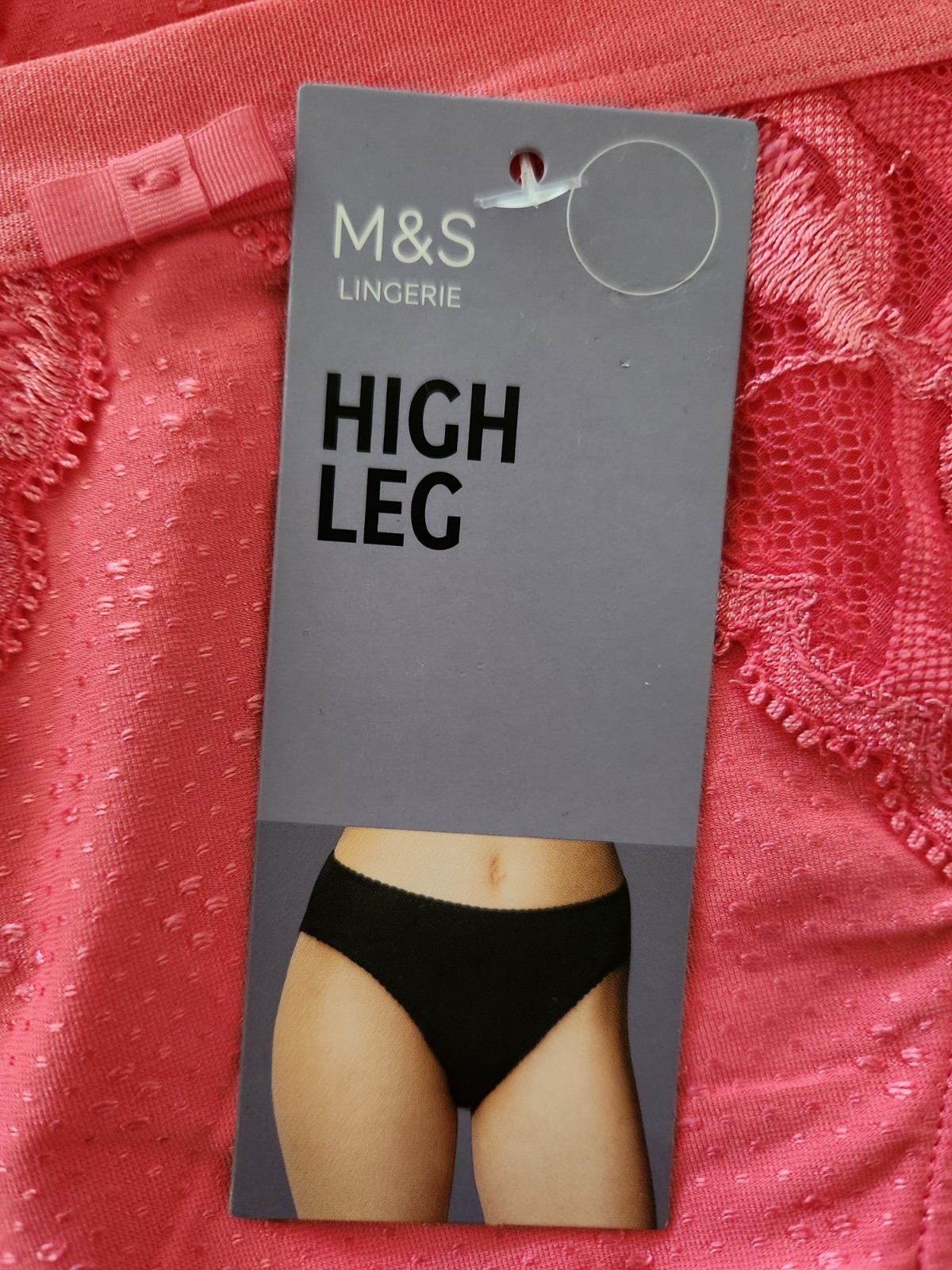 M&S Wildblooms High Leg Knickers ~ 3 Pack ~ Size 8