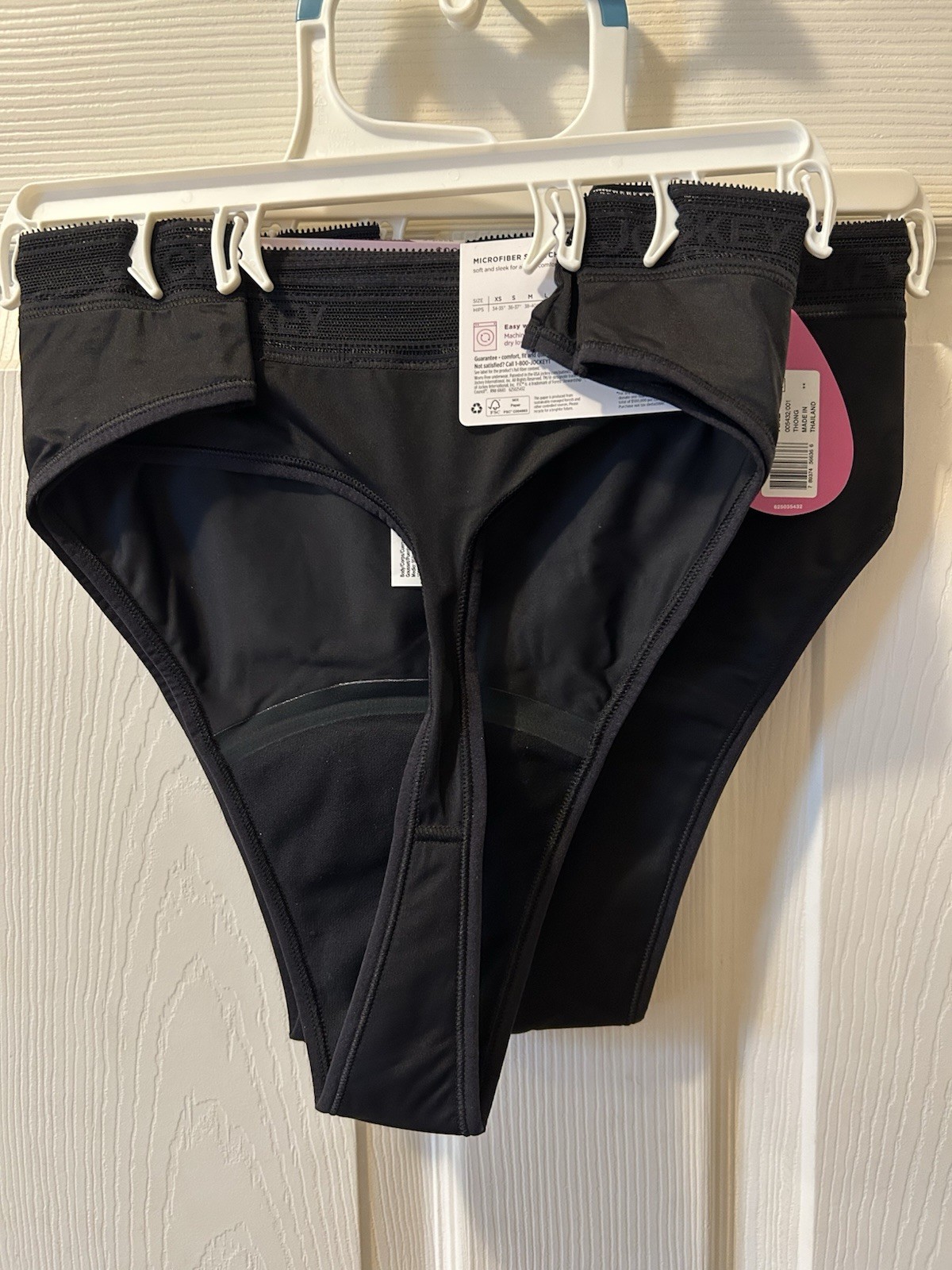 Jockey Generation XXL (2X) Black Period Protection Thongs Period Undies Lot Of 4