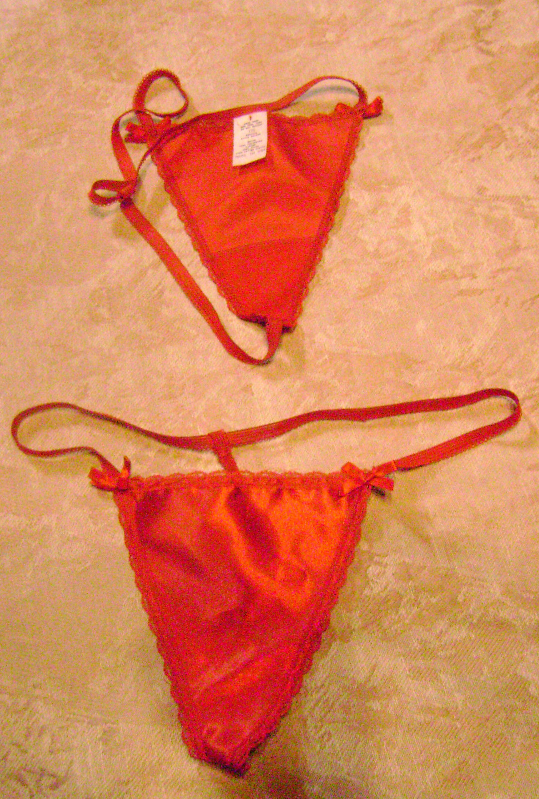 Womens SEXY thong ~One Size fits all ~ Bright RED high quality