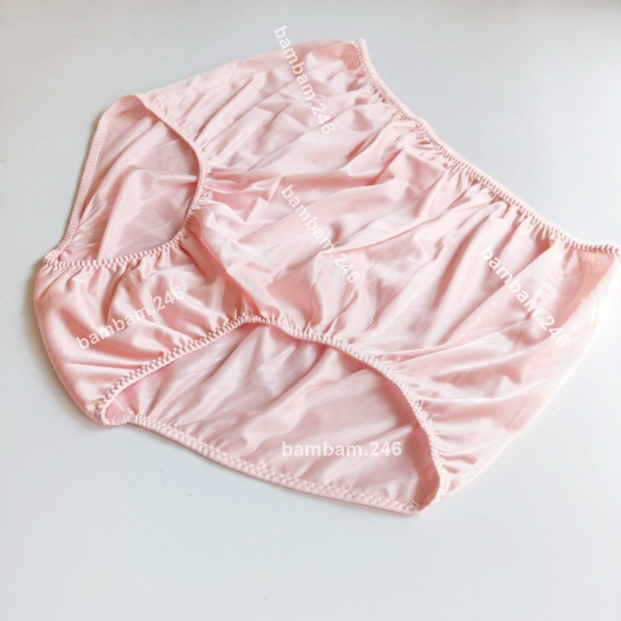 Vintage Silky Nylon Underwear Plus Size 4XL Whole Nylon Panties Briefs High Chub