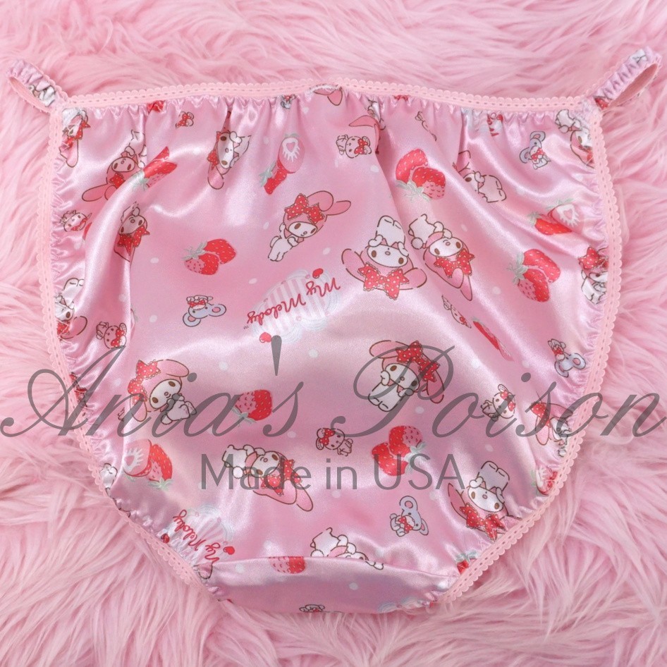 Satin Sissy Panties DUCHESS CUT Pink Easter Bunny Melody women’s string bikini