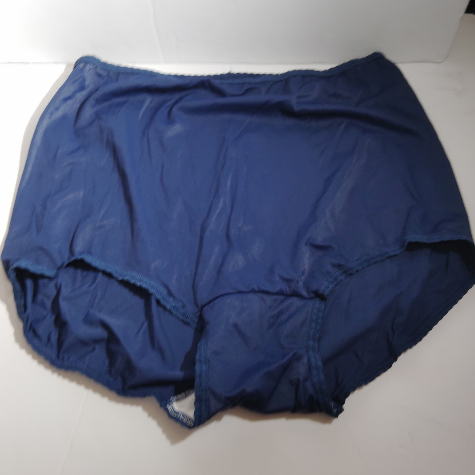 Bali A633 Skimp Skamp Brief Panty 3‑Pack Nude Navy Lace Size 4X/11