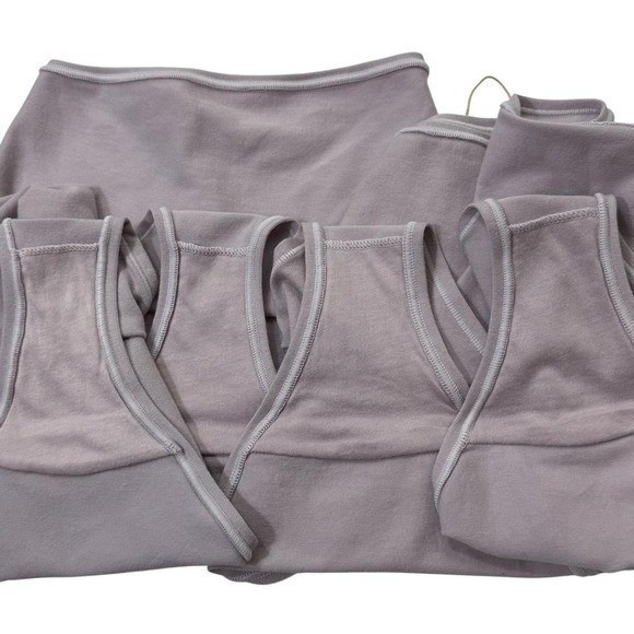 SKIMS Cotton Jersey Full Brief Lot of 4 Iris Mica XS