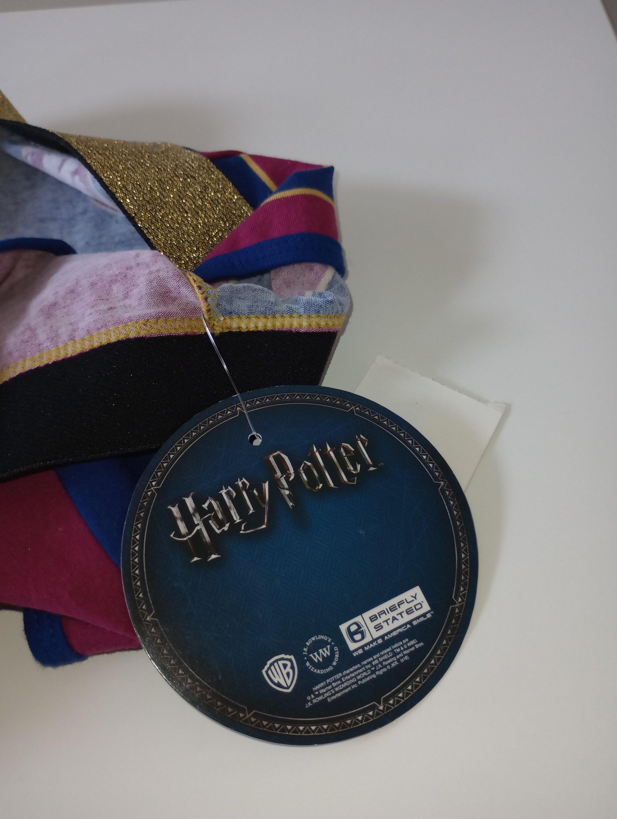 Harry Potter Gryffindor Womens Medium panty Briefly Stated Hogwarts Top Novel