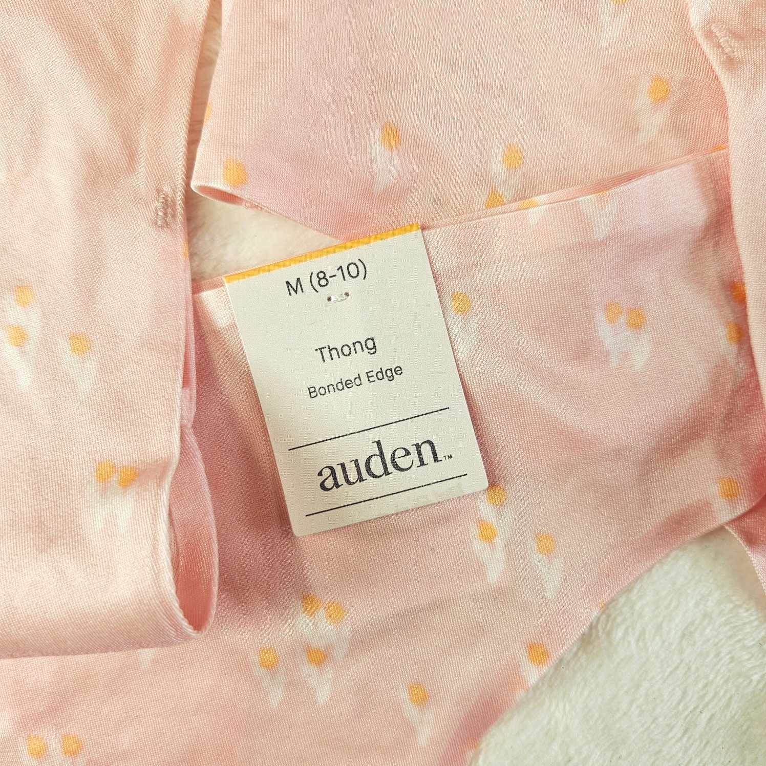 Auden 5pk Bonded Micro Thong Womens Medium Stretch Pink Floral