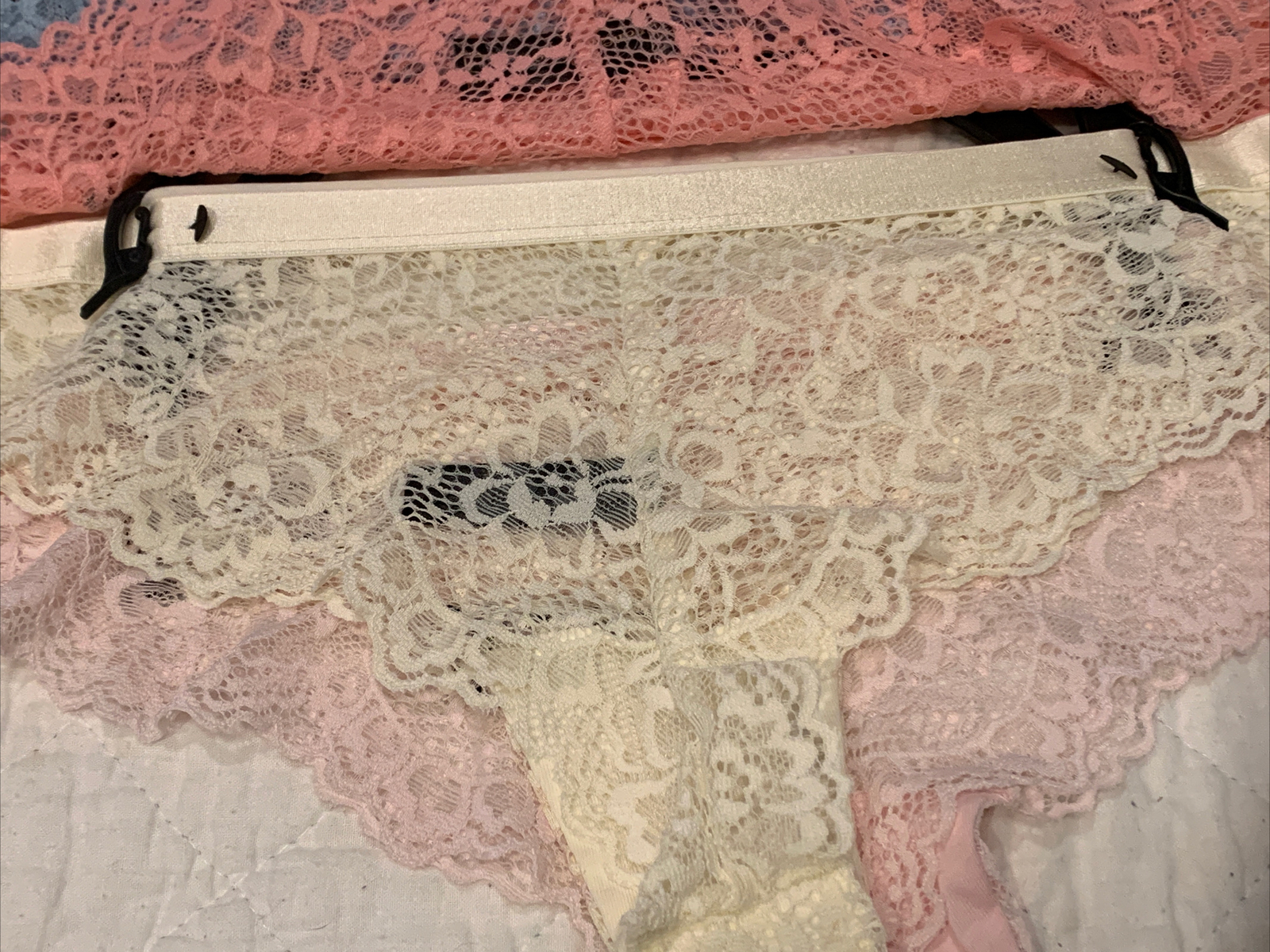 Nanette Lepore 5 Pack Bikini Lace Panties Set Size Large Underwear