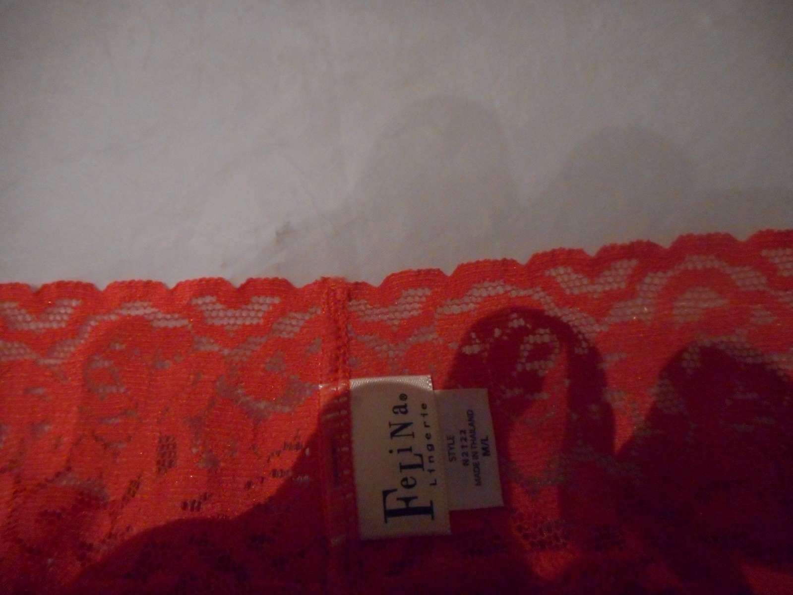 Felina Lingerie Women’s Orange Thong Panty MEDIUM/LARGE