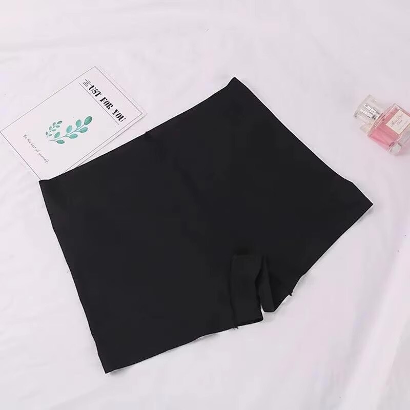 Women’s Seamless Safety Shorts Ice Silk Underwear Tummy Control Panties