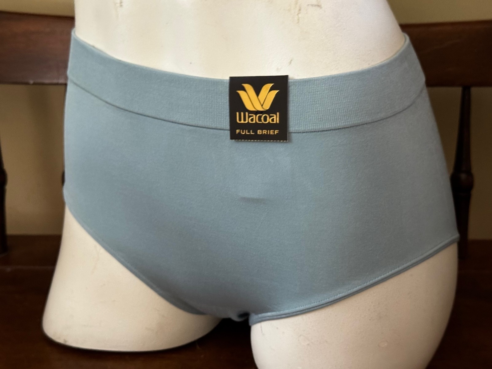 WACOAL 838175 ~ STONE BLUE ~ B-SMOOTH FULL BRIEF PANTIES ~ LARGE
