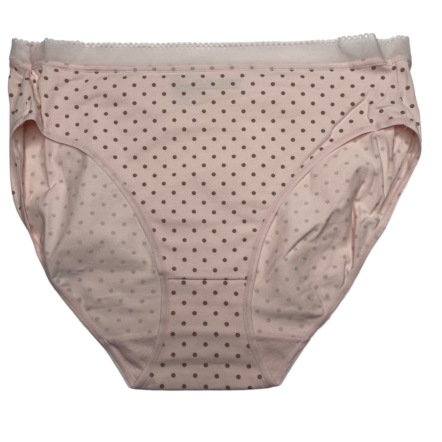 Bali Brief Panties 5 Pair Cotton Stretch Underwear Tan Pink Mesh Band DRCL61 ‘