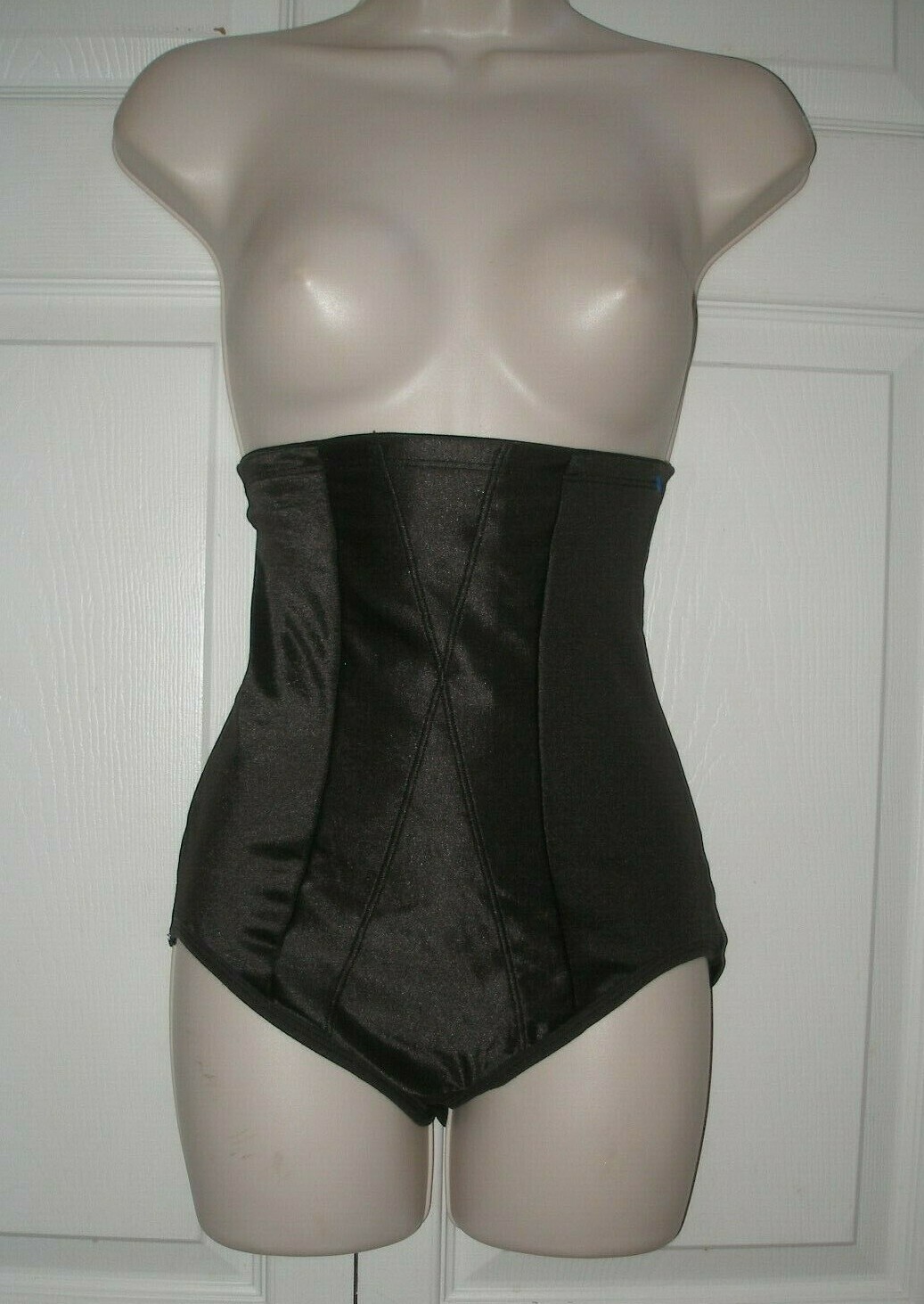 Underscore Women’s Medium BLACK Pantie Girdle High Waist Tummy Flatter Fibers