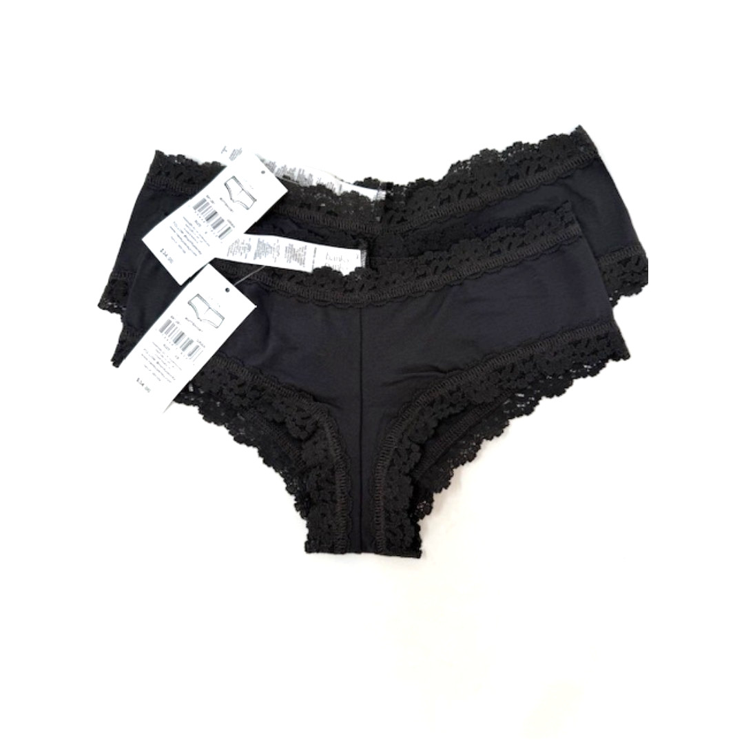 hanky panky Supima Cotton Boyshort, Color: Granite, Size: XS,S, MSRP: $34