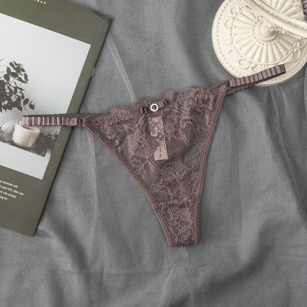 5 Pack Lot Women’s Sexy Lace Panties Thongs G-String Briefs Underwear Lingeries