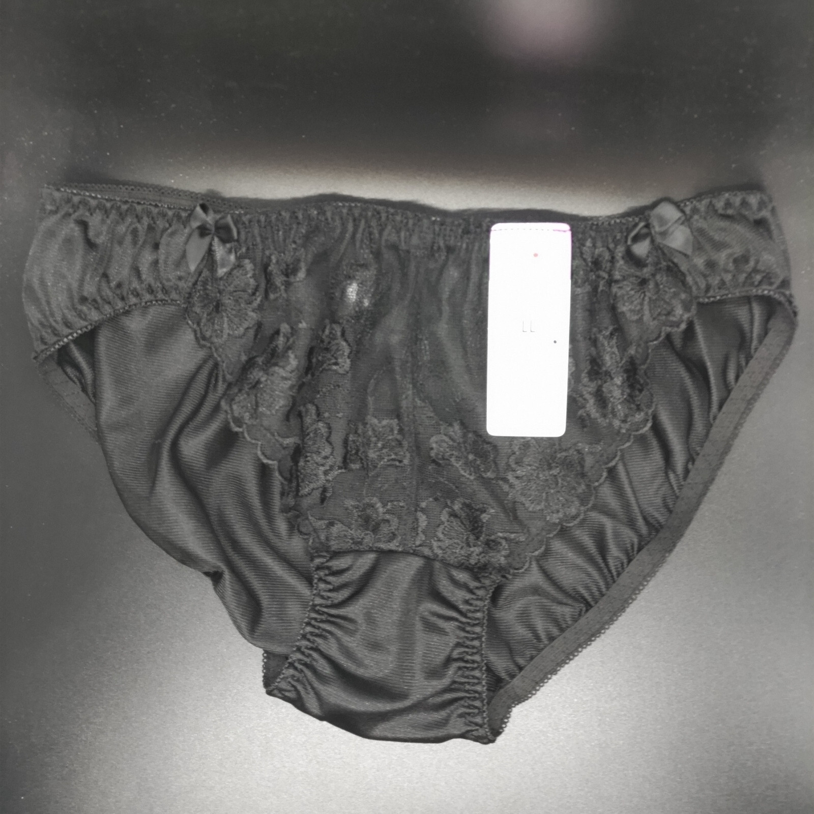 US SIZE L SHINY NYLON TRICOT PANTIES from Japan