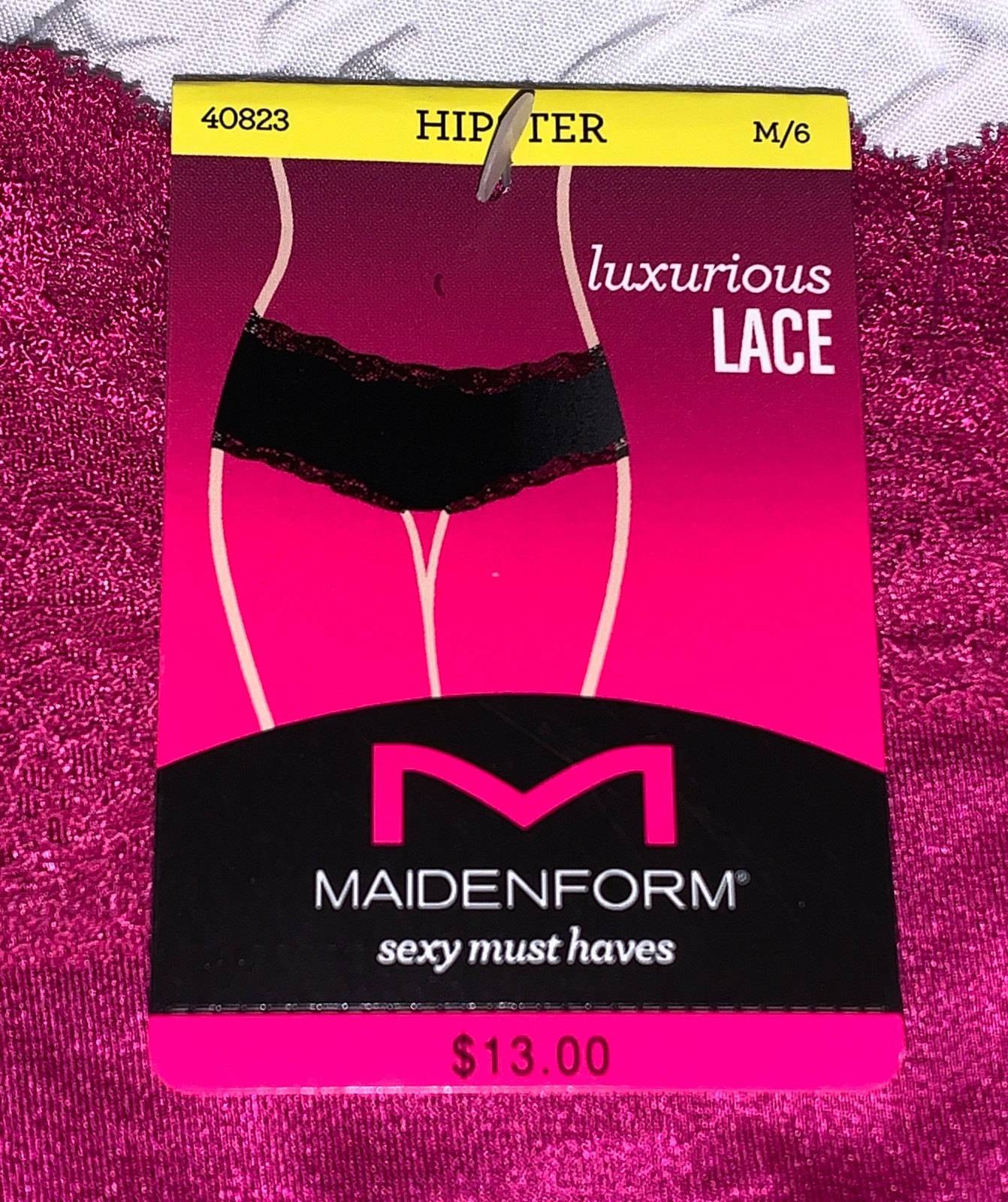 MAIDENFORM Sexy Must Haves Luxurious Lace Cheeky Hipster Panty Womens S M XL 2XL