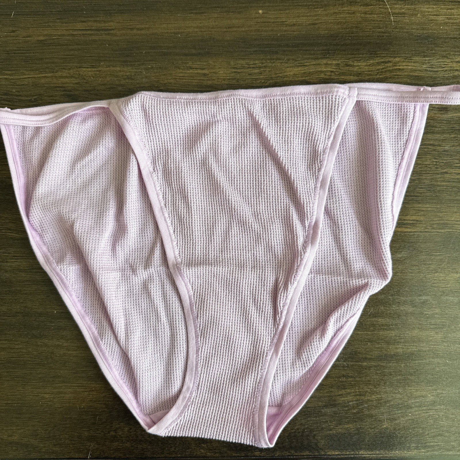 Pink By Victoria’s Secret XXl Lavender Sparkle String Bikini Panties