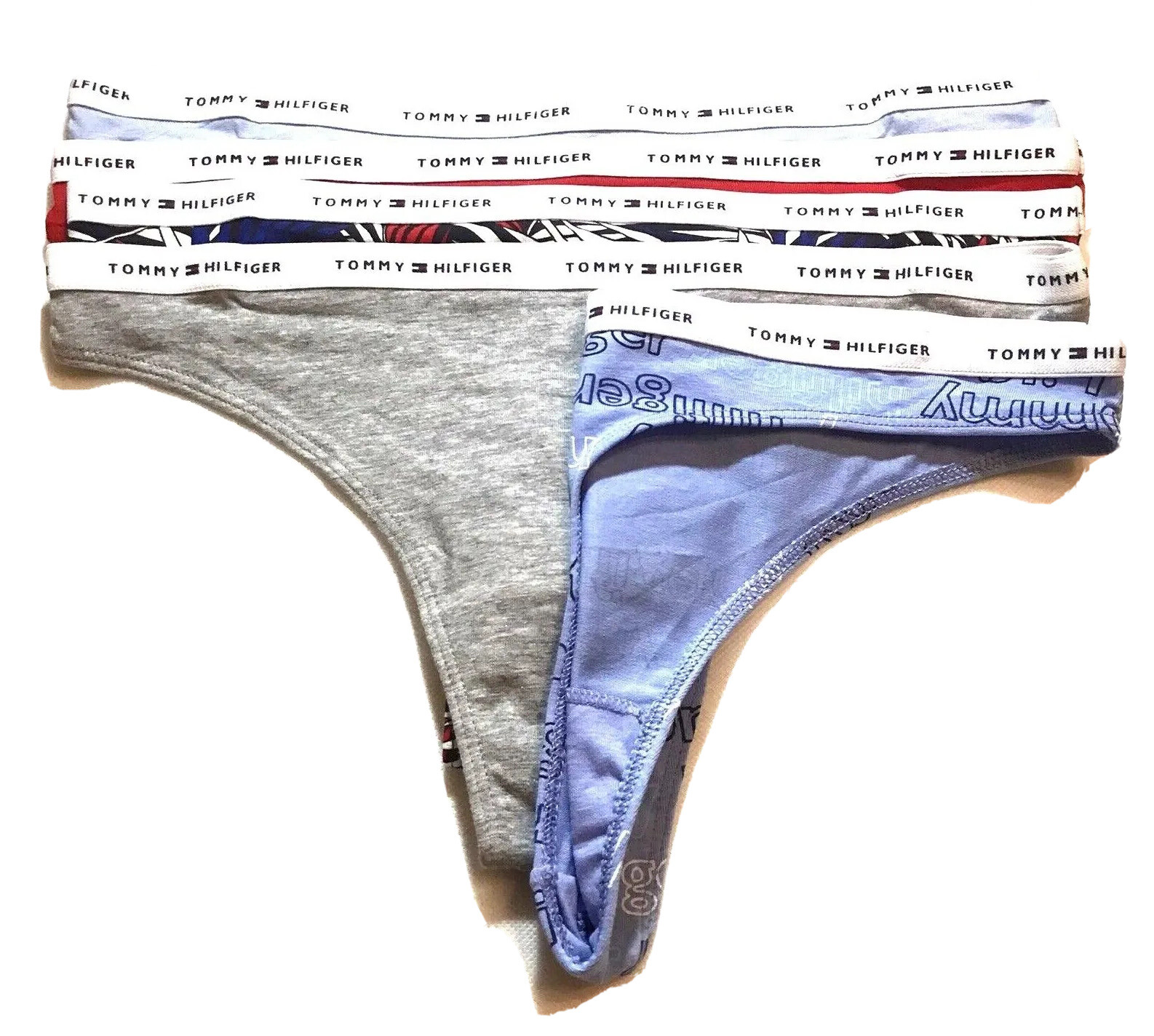 Tommy Hilfiger -XLG- Thong Women’s Cotton Panties – 5 Pack – See Description