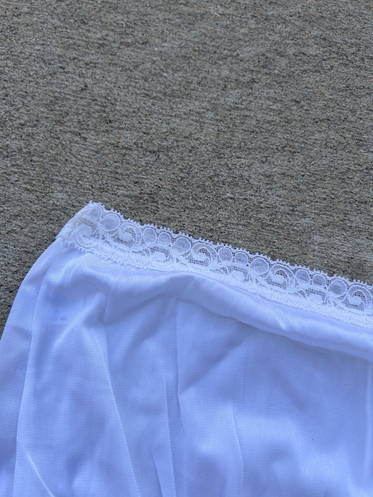 NOS! Lot 3 VTG Warner’s Perfect Measure White Nylon Lace Brief Panties – See Des