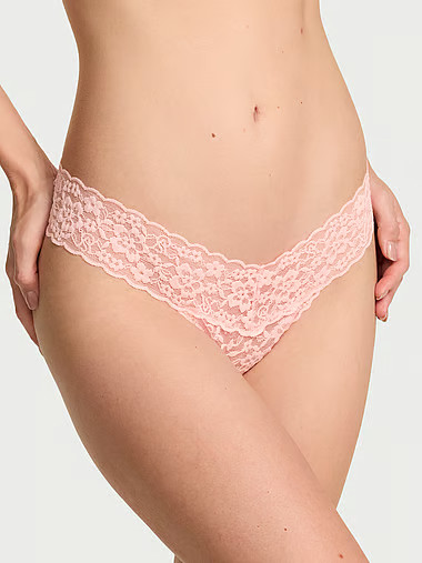 Victoria’s Secret (NWT) 1 Lacie Thong Rose 🌹 X-Large Color Pink
