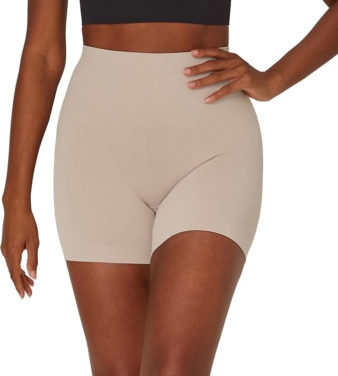 Maidenform NEW Tags Spanx Everyday Shaping Bike Shorts Nude Skin Color Size XL